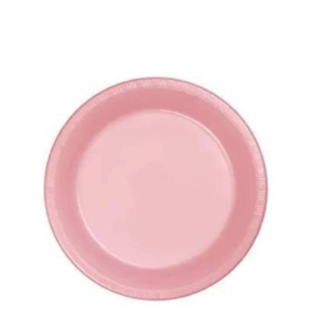Hanna K. Signature Plastic Plates Pink 7" 1 Hanna K. Signature Plastic Plates Pink 7"
