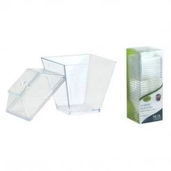 Lillian Tablesettings Mini Plastic Gourmet Dish Clear Mini Entertainers