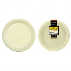 Hanna K Signature SALE Hanna K. Signature Plastic Plates Ivory 7