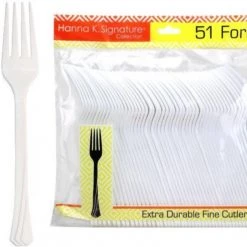 Hanna K Signature Hanna K. Signature Heavyweight Pearl Plastic Fork