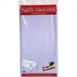 Party Dimensions Tablecover Plastic Lavender Rectangular 54'' X 108''