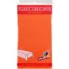 Party Dimensions Tablecover Plastic Orange Rectangular 54'' X 108''