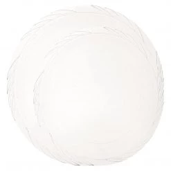 Blue Sky Lightweight Plastic Plates Frosty Clear 10"