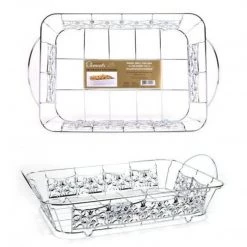 Hanna K. Signature Elements Decorative Disposable Aluminum Pan Holder Roaster