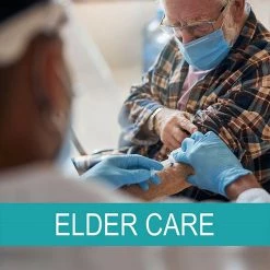 OnlyOneStopShop 100 PC Blue Synthetic Vinyl Disposable Gloves - Medium