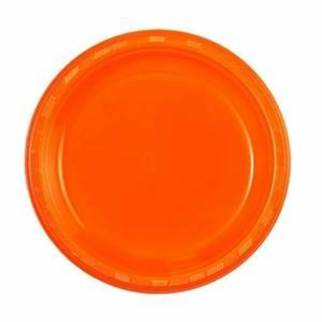 SALE Hanna K. Signature Plastic Plates Orange 7" 50 Count 1 SALE Hanna K. Signature Plastic Plates Orange 7" 50 Count
