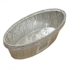Blue Sky JetFoil Disposable Aluminum Challah Oval Foil Pan Small 2lb