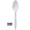 Nicole Collection Plastic Cutlery Nicole Home Collection Medium Weight Teaspoon White