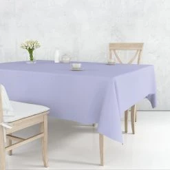 Party Dimensions Tablecover Plastic Lavender Rectangular 54'' X 108''
