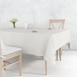 Party Dimensions Tablecover Plastic Clear Rectangular 54'' X 108''