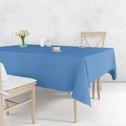 Party Dimensions Tablecloths & Placemats Tablecover Plastic Medium Blue Rectangular 54'' X 108''