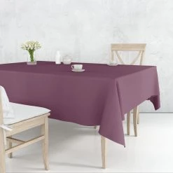 Party Dimensions TableCloth Plastic Disposable Round Berry 84''