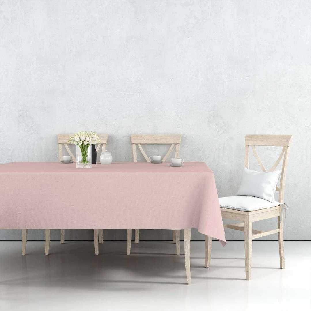 Nicole Fantini Collection Disposable Plastic Premium Tablecloth Heavyweight Rectangle Light Pink 54" X 108" 3 Nicole Fantini Collection Disposable Plastic Premium Tablecloth Heavyweight Rectangle Light Pink 54" X 108"