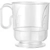 Lillian Mug 8 Oz Elegance Clear Coffee