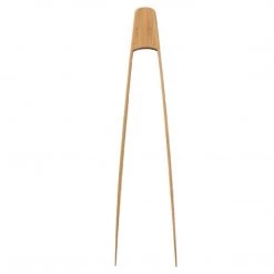 Nicole Fantini Collection Vezee Bamboo Toast Tongs 12"