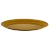 Party Dimensions Gold Oval Plastic Tray 21'' X 14''